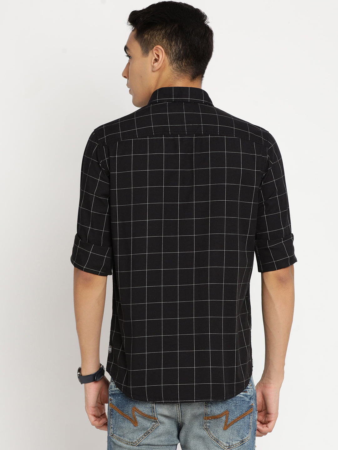 Black Checkerd Shirt