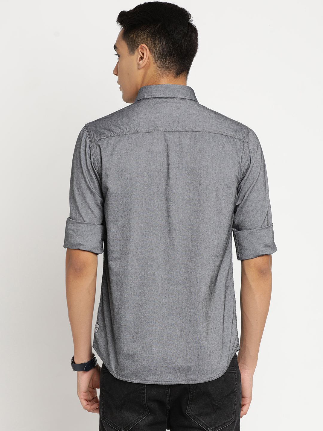 DK Grey Plain Shirt