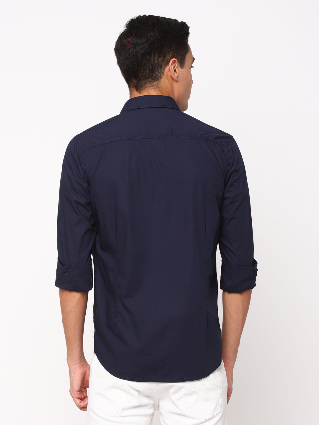 Dark Blue Plain Shirt