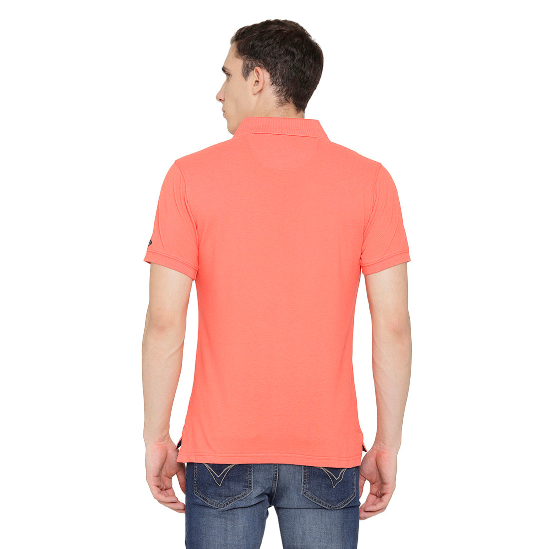 Peach color Polo T-Shirt pique