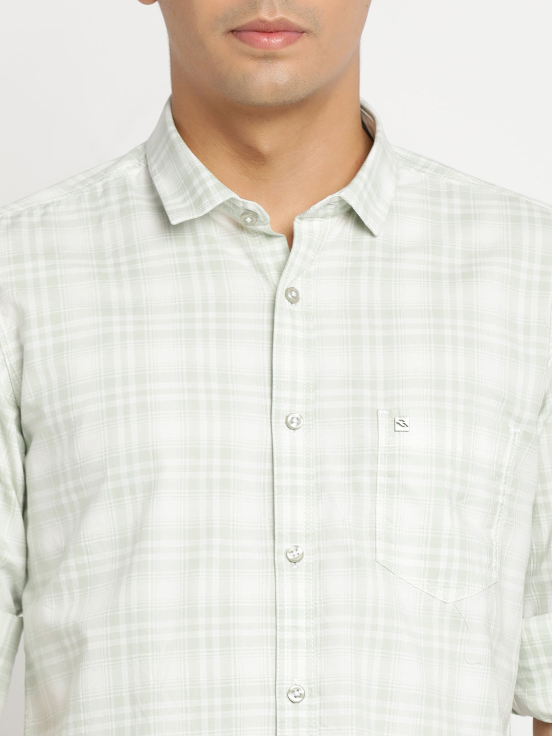Green Checkerd Shirt