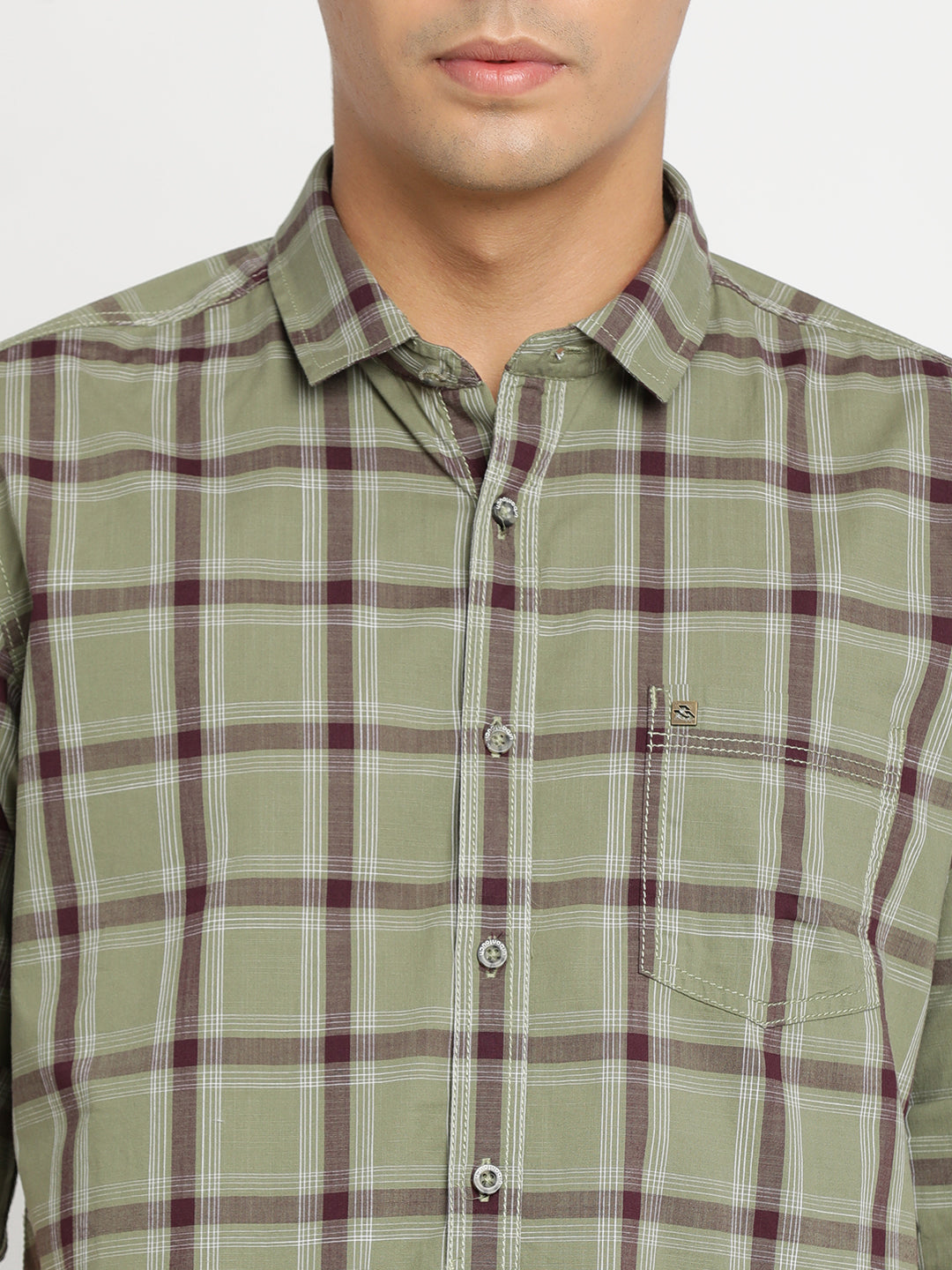 Green Checkerd Shirt