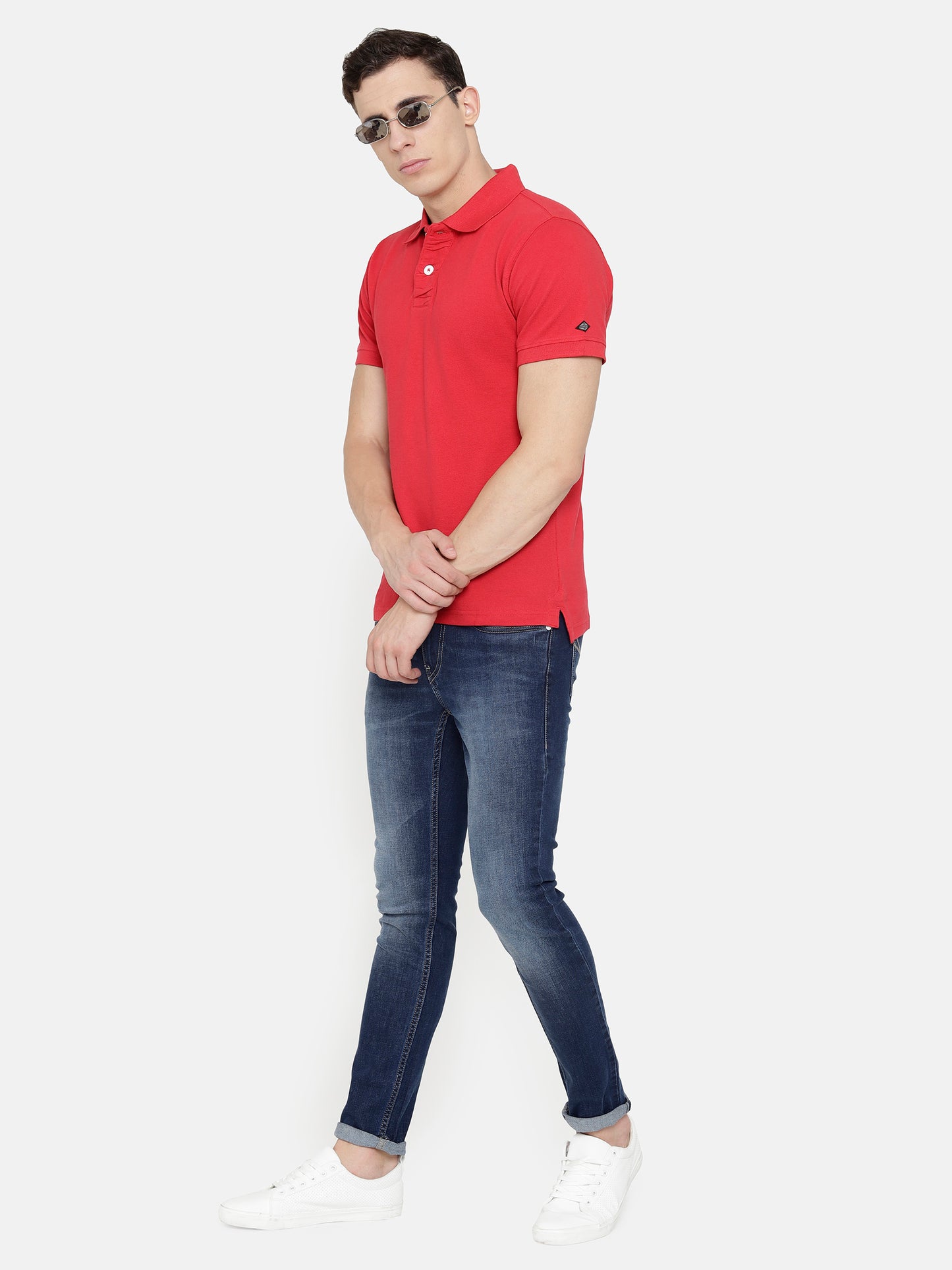 Red Polo T-Shirt pique