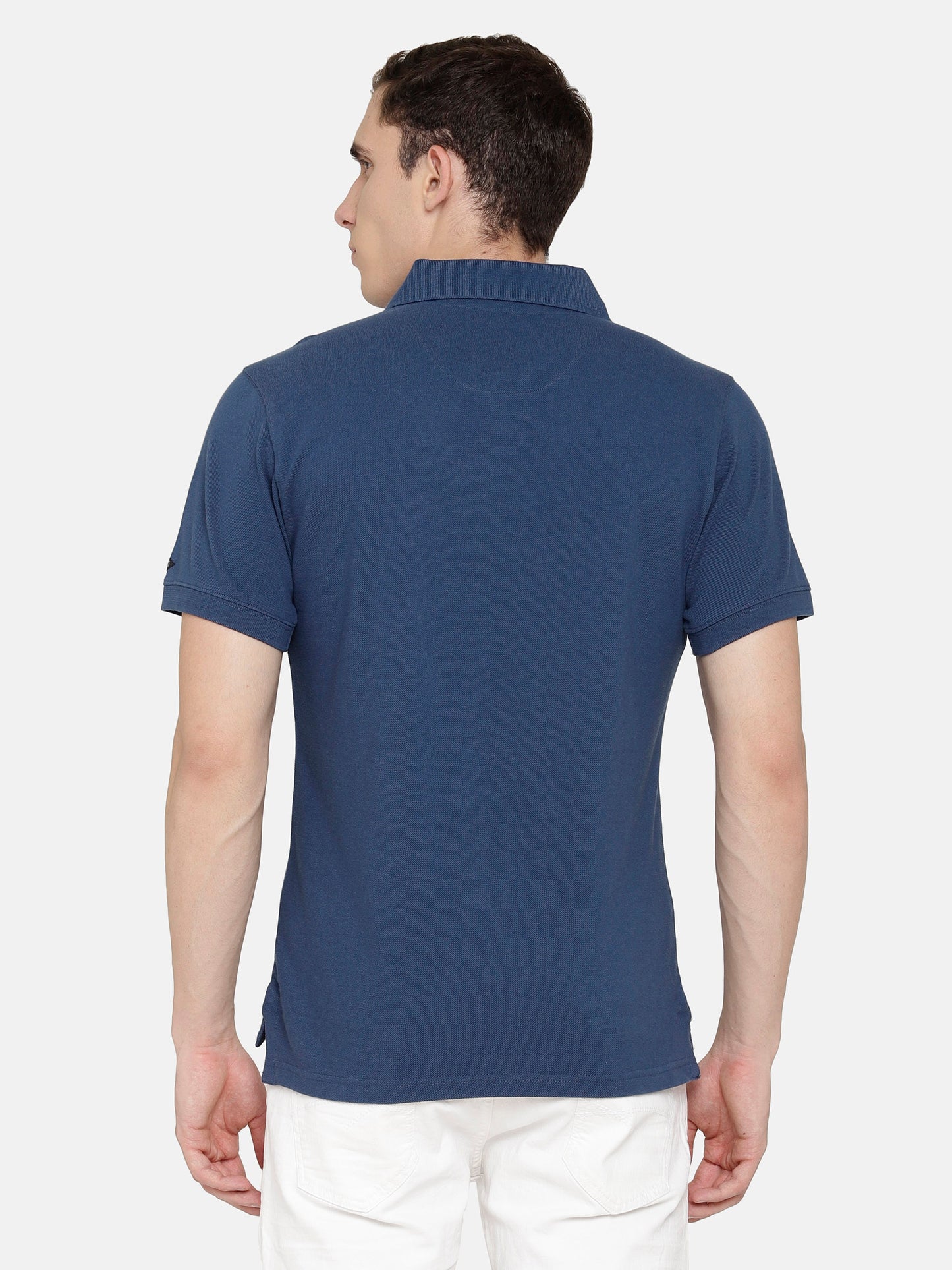 Teal Blue color polo T-Shirt